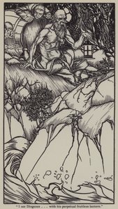 Ilustrace k The Essays of Elia od Charlese Lamba (litho) od A. Garth Jones
