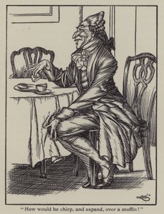 Ilustrace k The Essays of Elia od Charlese Lamba (litho)