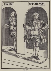 Ilustrace k The Essays of Elia od Charlese Lamba (litho) od A. Garth Jones