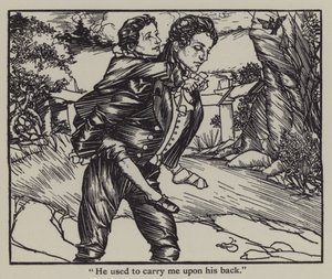 Ilustrace k The Essays of Elia od Charlese Lamba (litho)