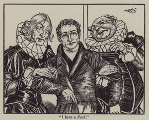 Ilustrace k The Essays of Elia od Charlese Lamba (litho) od A. Garth Jones