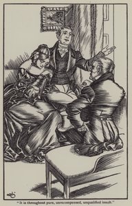 Ilustrace k The Essays of Elia od Charlese Lamba (litho) od A. Garth Jones