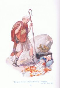 Ubohé opuštěné miminko našel pastýř (Zimní pohádka) z Pohádek ze Shakespearovy hospody. od Ward Lock & Co Ltd od A. Jackson