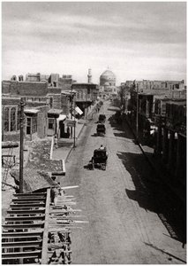 Ulice v Bagdádu, Irák, 1925