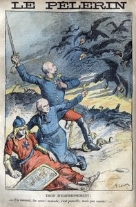 Dreyfusův případ. Příliš zbrklí: kněží a armáda brání Francii židovskými supy a předvádějícími soudci.