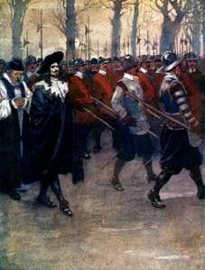 Charles the King se naposledy prošel ulicemi Londýna, 1649, 1905.
