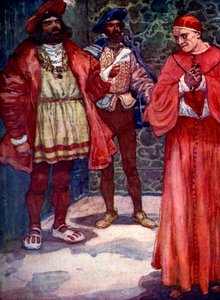 Henry poslal Wolseyho pryč od soudu, c1529, 1905.