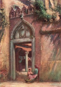 Vstup do Cortile of the Ca" Amadi od A. Trevor Haddon