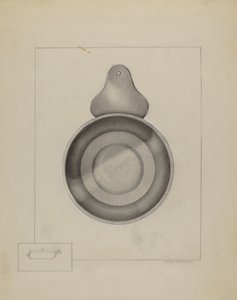 Cínový Porringer od A. Zaidenberg