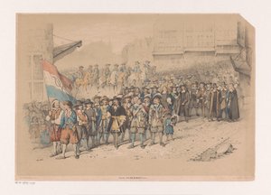 Historický průvod u příležitosti V.O.C. od A. van Groeneveldt