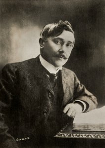 Portrét belgického spisovatele Maurice Maeterlinka (foto) od Aaron Gerschel