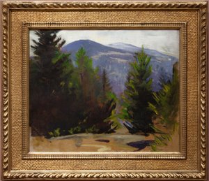 Náčrt hory Monadnock od Abbott Handerson Thayer