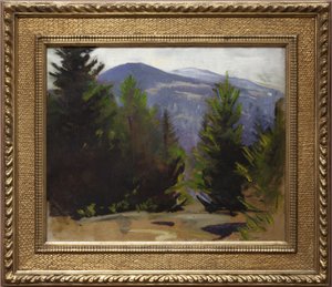Náčrt hory Monadnock, 1897 od Abbott Handerson Thayer