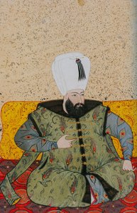 Ahmed I 1590-1617, sultán Osmanské říše, cca 1705 od Abdulcelil Levni