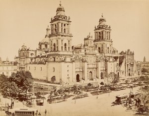 Vistas Mexicanas. Mexiko. Katedrála.