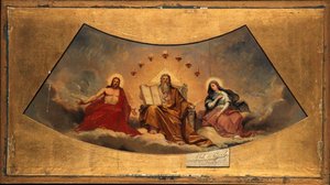 Francouzsky: Le Père éternel, le Christ et la Vierge (Věčný otec, Kristus a Marie)