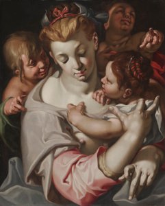 Charita, asi 1590 (olej na dřevě) od Abraham Bloemaert