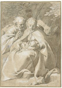 Svatá rodina od Abraham Bloemaert