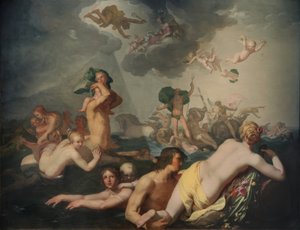 Neptunův triumf od Abraham Bloemaert