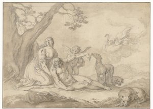 Diana jako Endymion od Abraham Bloemaert