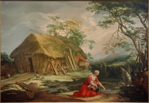 Latona a lýkijští rolníci od Abraham Bloemaert