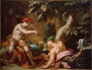 Merkur, Argus a Io od Abraham Bloemaert