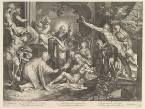 Vzkříšení Lazara, ca. 1600.