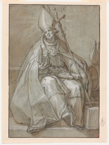 Svatý Willibrord od Abraham Bloemaert
