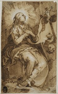 Svatá Marie Magdaléna od Abraham Bloemaert