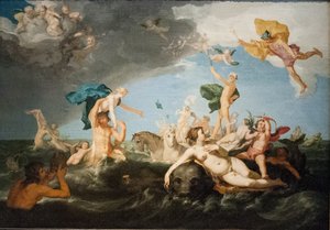 Švédština:  Neptunus triumftåg Neptunův triumf od Abraham Bloemaert