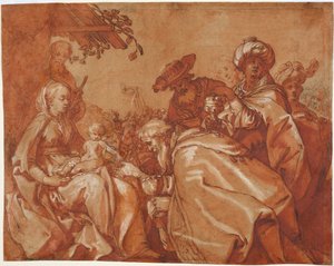 Klanění tří králů, 1624