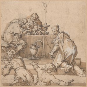 Obřízka od Abraham Bloemaert