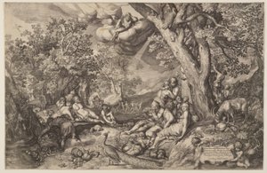 Zlatý věk od Abraham Bloemaert