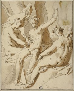 Tři osudy od Abraham Bloemaert