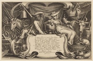 Titulní strana, "Seriál Farma a krajina" od Abraham Bloemaert