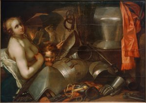 Venuše a Amor v kovárně sopky od Abraham Bloemaert