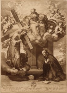 Vize Ignáce z Loyoly v La Storta od Abraham Bloemaert