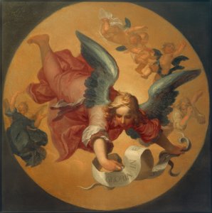 Vánoční anděl od Abraham Bloemaert