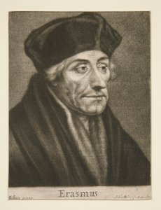 Erasmus Rotterdamský od Abraham Blooteling