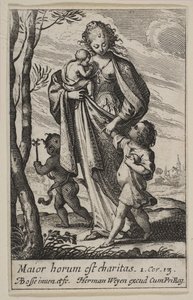 Charita, 1636. od Abraham Bosse