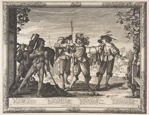 Charivari, K. 1633. od Abraham Bosse
