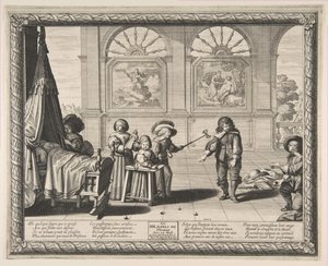 Dětství, 1636. od Abraham Bosse