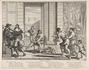 Oděvní žebráci, 1635. od Abraham Bosse