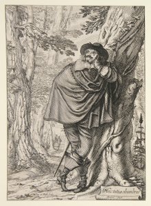 James Howell, předchůdce jeho Dendrologie ou le Forest de Dordonne od Abraham Bosse
