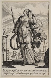 Spravedlnost, 1636. od Abraham Bosse
