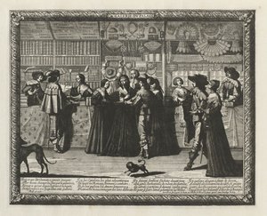 La Galerie du Paris, 1640. od Abraham Bosse