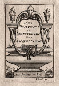 Penitents: Frontispis. od Abraham Bosse