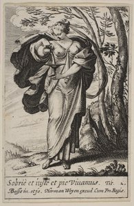 Mírnost, 1636. od Abraham Bosse