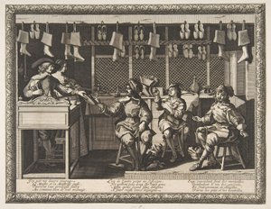 The Cobbler Le Savetier, ca. 1632-33. od Abraham Bosse