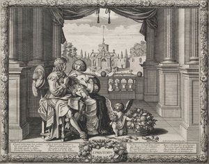Čtvero ročních období: Jaro, 1635. od Abraham Bosse